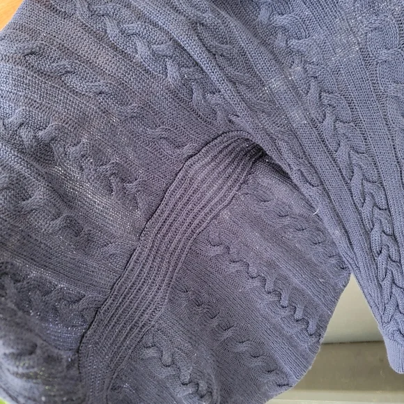 Ralph Lauren Women's Chunky Knit Lightweight Sweater Relaxed Fit Size L - Picture 5 of 8